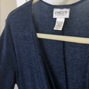 Chico’s heathered blue dress